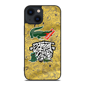 LACOSTE SUPREME LOGO STREET CLUB iPhone 14 Plus Case Cover LACOSTE SUPREME LOGO STREET CLUB iPhone 14 Plus Case Cover