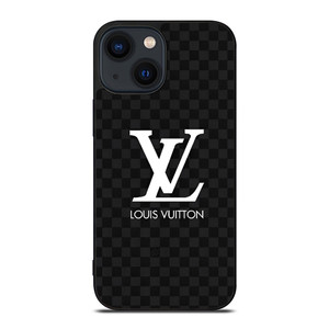 LOUIS VUITTON LV BLACK SQUARES iPhone 14 Plus Case Cover LOUIS VUITTON LV BLACK SQUARES iPhone 14 Plus Case Cover