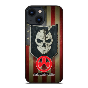 MAGPUL SKULL FLAG LOGO iPhone 14 Plus Case Cover