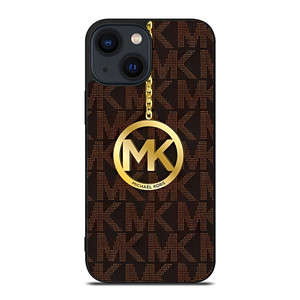 MICHAEL KORS MK GOLD EMBLEM iPhone 14 Plus Case Cover MICHAEL KORS MK GOLD EMBLEM iPhone 14 Plus Case Cover