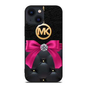 MICHAEL KORS MK LOGO PINK RIBBON iPhone 14 Plus Case Cover MICHAEL KORS MK LOGO PINK RIBBON iPhone 14 Plus Case Cover