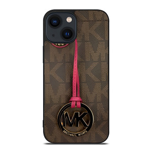 MICHAEL KORS MK PINK BROWN iPhone 14 Plus Case Cover MICHAEL KORS MK PINK BROWN iPhone 14 Plus Case Cover