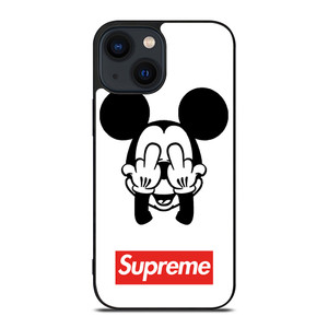 MICKEY MOUSE SUPREME iPhone 14 Plus Case Cover MICKEY MOUSE SUPREME iPhone 14 Plus Case Cover