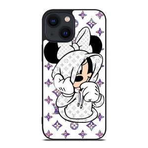 MINNIE MOUSE DISNEY FEAT LOUIS VUITTON LV WHITE iPhone 14 Plus Case Cover