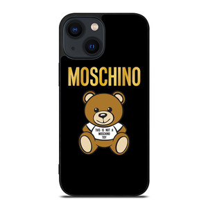 MOSCHINO BEAR LOGO iPhone 14 Plus Case Cover