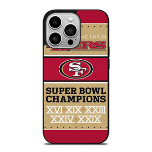 SAN FRANCISCO 49ERS SUPER BOWL CHAMPIONS iPhone 14 Pro Case Cover SAN FRANCISCO 49ERS SUPER BOWL CHAMPIONS iPhone 14 Pro Case Cover