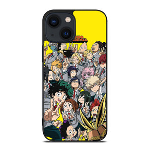 MY HERO ACADEMIA CHARACTER ANIME iPhone 14 Plus Case Cover MY HERO ACADEMIA CHARACTER ANIME iPhone 14 Plus Case Cover