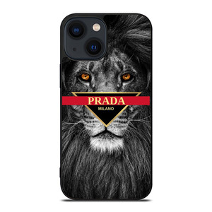 PRADA MILANO LOGO LION iPhone 14 Plus Case Cover
