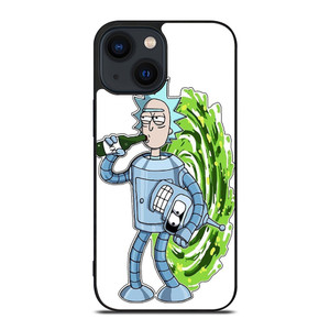 RICK AND MORTY FUTURAMA iPhone 14 Plus Case Cover