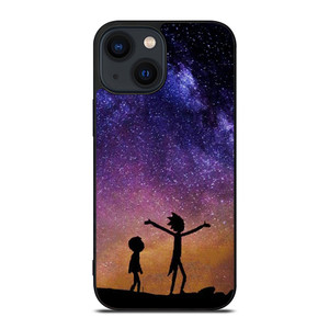 RICK AND MORTY GALAXY iPhone 14 Plus Case Cover RICK AND MORTY GALAXY iPhone 14 Plus Case Cover