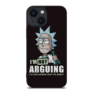 RICK AND MORTY NOT ARGUING iPhone 14 Plus Case Cover