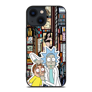 RICK AND MORTY TIMES SQUARE ART iPhone 14 Plus Case Cover