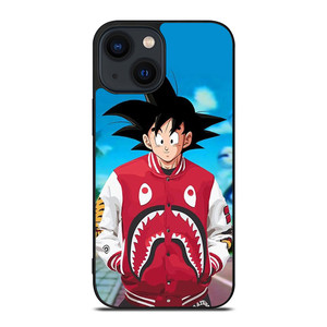 SON GOKU SUPREME BAPE SHARK iPhone 14 Plus Case Cover SON GOKU SUPREME BAPE SHARK iPhone 14 Plus Case Cover