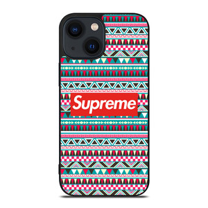 SUPREME AZTEC PATTERN iPhone 14 Plus Case Cover