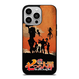 SEVEN DEADLY SINS ANIME SILHOUETTE  iPhone 14 Pro Case Cover
