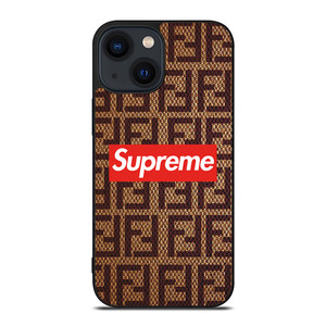 SUPREME FENDI PATTERN iPhone 14 Plus Case Cover