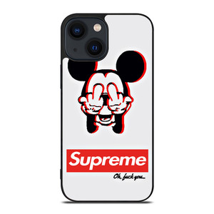 SUPREME MICKEY MOUSE iPhone 14 Plus Case Cover SUPREME MICKEY MOUSE iPhone 14 Plus Case Cover