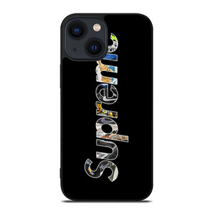 SUPREME NIKE SNEAKERS BLACK iPhone 14 Plus Case Cover SUPREME NIKE SNEAKERS BLACK iPhone 14 Plus Case Cover
