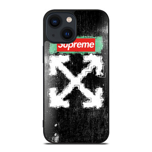 SUPREME OFF WHITE iPhone 14 Plus Case Cover SUPREME OFF WHITE iPhone 14 Plus Case Cover