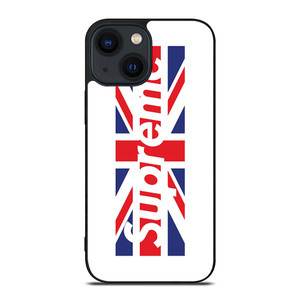 SUPREME UNITED KINGDOM FLAG iPhone 14 Plus Case Cover