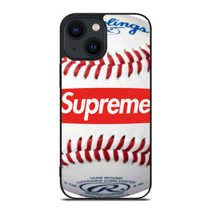 SUPREME X RAWLINGS BASEBALL iPhone 14 Plus Case Cover SUPREME X RAWLINGS BASEBALL iPhone 14 Plus Case Cover