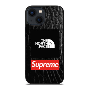 SUPREME X THE NORTH FACE LEATHER iPhone 14 Plus Case Cover SUPREME X THE NORTH FACE LEATHER iPhone 14 Plus Case Cover