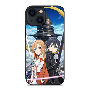 SWORD ART ONLINE KIRITO AND ASUNA SAO iPhone 14 Plus Case Cover SWORD ART ONLINE KIRITO AND ASUNA SAO iPhone 14 Plus Case Cover