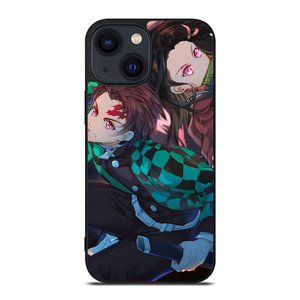 TANJIRO AND NEZUKO KAMADO DEMON SLAYER 2 iPhone 14 Plus Case Cover TANJIRO AND NEZUKO KAMADO DEMON SLAYER 2 iPhone 14 Plus Case Cover
