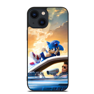 THE MOVIE SONIC THE HEDGEHOG iPhone 14 Plus Case Cover THE MOVIE SONIC THE HEDGEHOG iPhone 14 Plus Case Cover