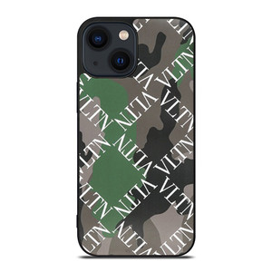 VALENTINO CAMO PATTERN iPhone 14 Plus Case Cover VALENTINO CAMO PATTERN iPhone 14 Plus Case Cover