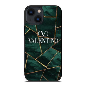 VALENTINO LOGO GREEN MARBLE iPhone 14 Plus Case Cover VALENTINO LOGO GREEN MARBLE iPhone 14 Plus Case Cover
