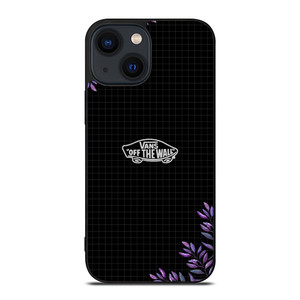 VANS LOGO VIOLET FLORAL iPhone 14 Plus Case Cover VANS LOGO VIOLET FLORAL iPhone 14 Plus Case Cover