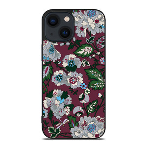VERA BRADLEY BORDEAUX BLOOMS iPhone 14 Plus Case Cover VERA BRADLEY BORDEAUX BLOOMS iPhone 14 Plus Case Cover