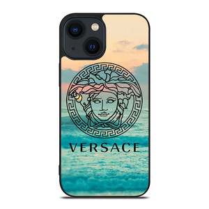VERSACE LOGO BLUE SEA ICON iPhone 14 Plus Case Cover VERSACE LOGO BLUE SEA ICON iPhone 14 Plus Case Cover
