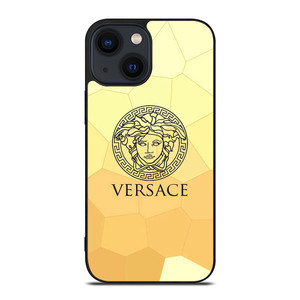 VERSACE LOGO GOLDEN MOZAIK iPhone 14 Plus Case Cover VERSACE LOGO GOLDEN MOZAIK iPhone 14 Plus Case Cover