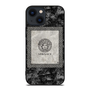 VERSACE LOGO ON VELVET iPhone 14 Plus Case Cover VERSACE LOGO ON VELVET iPhone 14 Plus Case Cover