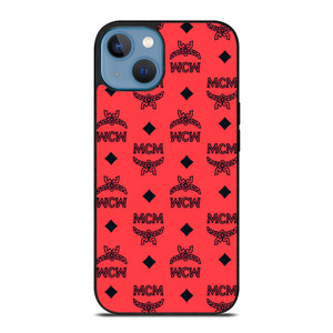 MCM WORLDWIDE RED iPhone 13 Case Cover