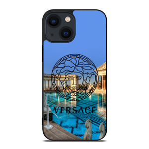 VERSACE LOGO POOL PALACE iPhone 14 Plus Case Cover VERSACE LOGO POOL PALACE iPhone 14 Plus Case Cover