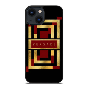 VERSACE LOGO RED GOLD ICON iPhone 14 Plus Case Cover VERSACE LOGO RED GOLD ICON iPhone 14 Plus Case Cover