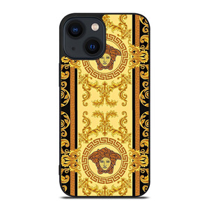 VERSACE MEDUSA GOLD ICON iPhone 14 Plus Case Cover VERSACE MEDUSA GOLD ICON iPhone 14 Plus Case Cover