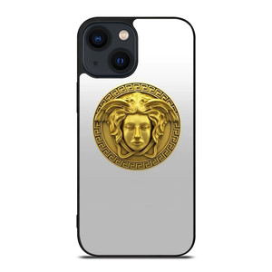 VERSACE MEDUSA HEAD EMBLEM iPhone 14 Plus Case Cover VERSACE MEDUSA HEAD EMBLEM iPhone 14 Plus Case Cover