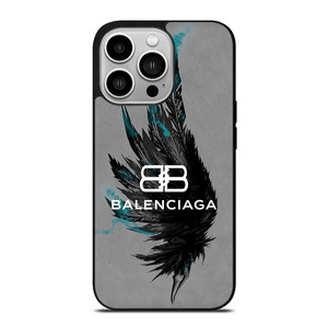 BALENCIAGA LOGO BLACK WING iPhone 14 Pro Case Cover BALENCIAGA LOGO BLACK WING iPhone 14 Pro Case Cover