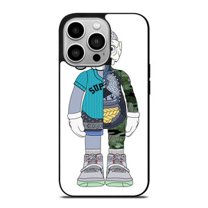 BEARBRICK X SUPREME X KAWS iPhone 14 Pro Case Cover BEARBRICK X SUPREME X KAWS iPhone 14 Pro Case Cover