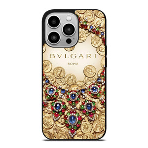 BULGARI BVLGARI ROMA iPhone 14 Pro Case Cover BULGARI BVLGARI ROMA iPhone 14 Pro Case Cover