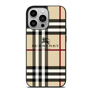 BURBERRY LOGO PATTERN iPhone 14 Pro Case Cover