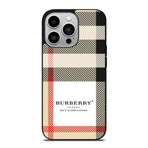 BURBERRY LONDON PATTERN LOGO iPhone 14 Pro Case Cover BURBERRY LONDON PATTERN LOGO iPhone 14 Pro Case Cover