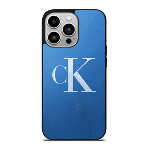 CALVIN KLEIN CK LOGO BLUE iPhone 14 Pro Case Cover