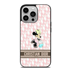 CHRISTIAN DIOR PARIS PINK MINNIE MOUSE DISNEY iPhone 14 Pro Case Cover CHRISTIAN DIOR PARIS PINK MINNIE MOUSE DISNEY iPhone 14 Pro Case Cover