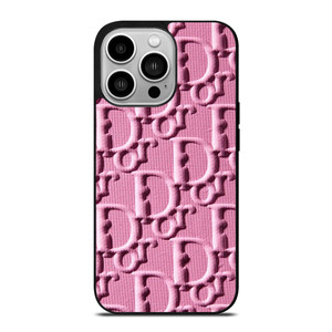 CHRISTIAN DIOR PINK EMBLEM iPhone 14 Pro Case Cover