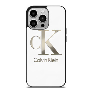 CLAVIN KLEIN CK LOGO SILVER iPhone 14 Pro Case Cover CLAVIN KLEIN CK LOGO SILVER iPhone 14 Pro Case Cover
